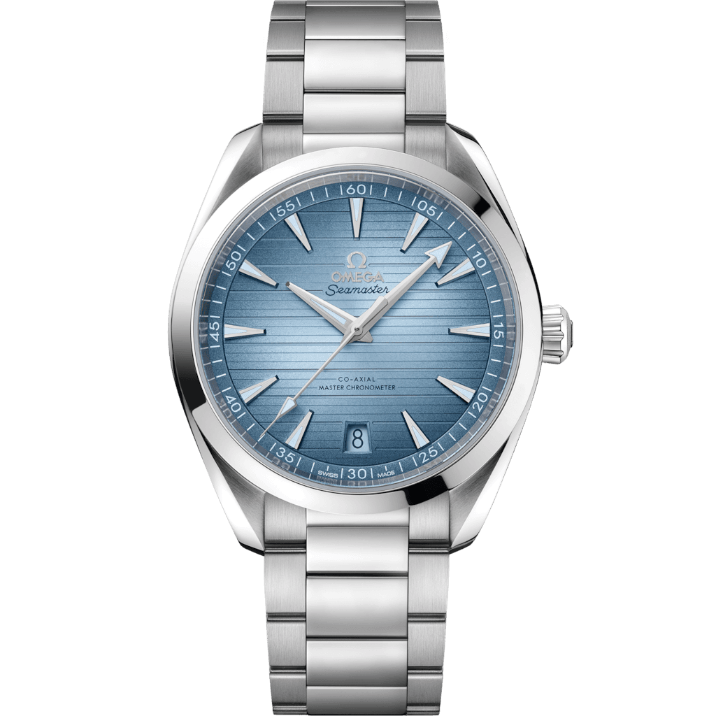 Omega Seamaster Aqua Terra 150M 41 mm, steel on steel (Summer Blue)