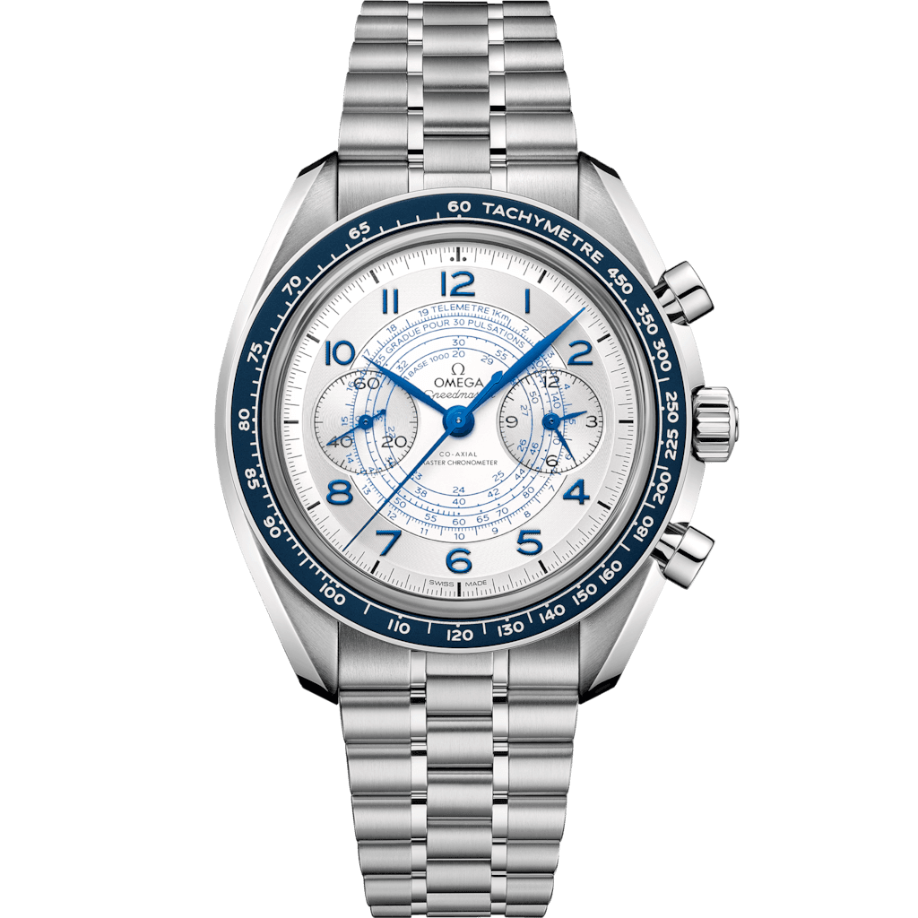 Omega Speedmaster Chronoscope 43 mm, steel on steel
