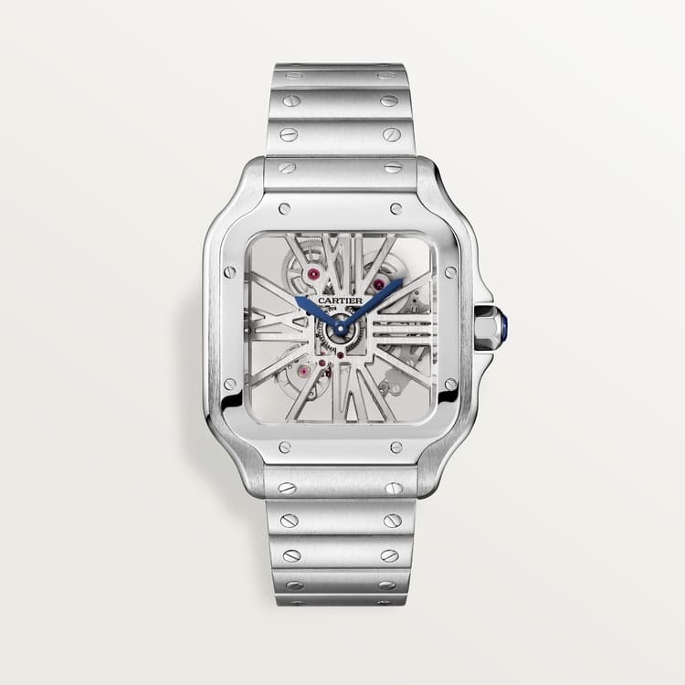 Cartier Santos de Cartier skeleton watch