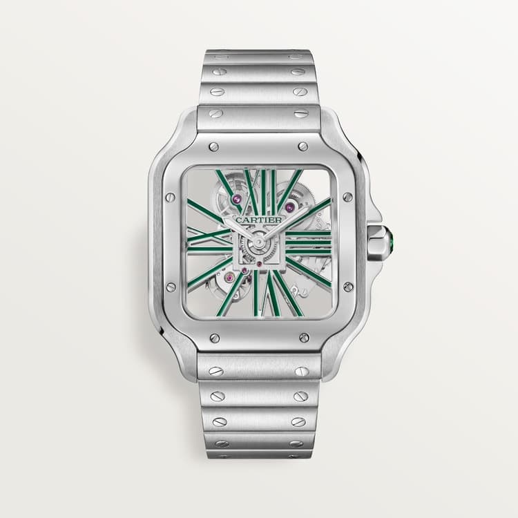 Cartier Santos de Cartier skeleton watch