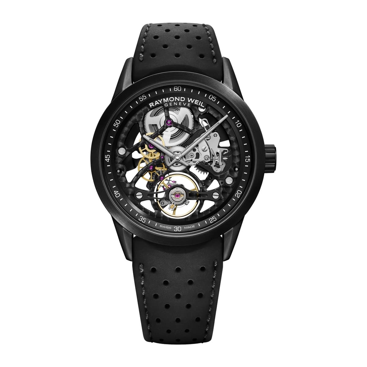 Raymond Weil Freelancer Skeleton Calibre RW1212 Black PVD