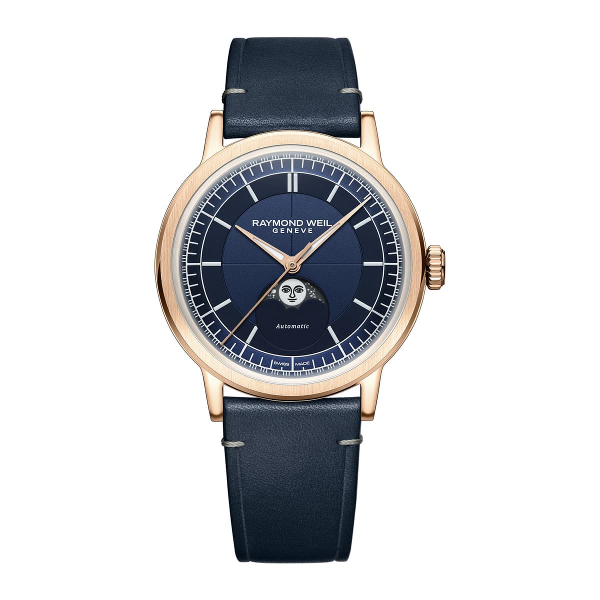 Raymond Weil Millesime Moon Phase Rose Gold PVD