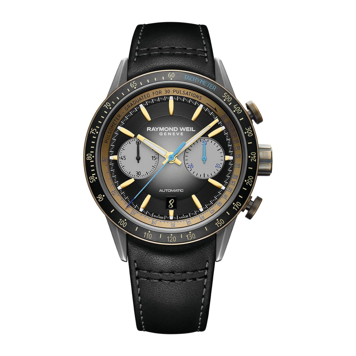 Raymond Weil Freelancer Chronograph Titanium Ceramic Bezel
